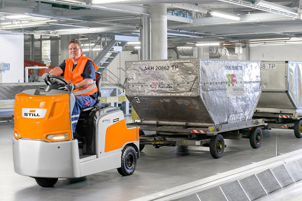 tractors and platform trucks